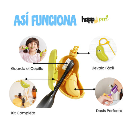 Estuche para Cepillo de Dientes en Forma de Banana